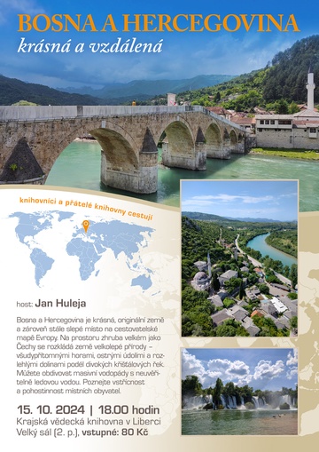 Plakát Bosna a Hercegovina - krásná a vzdálená