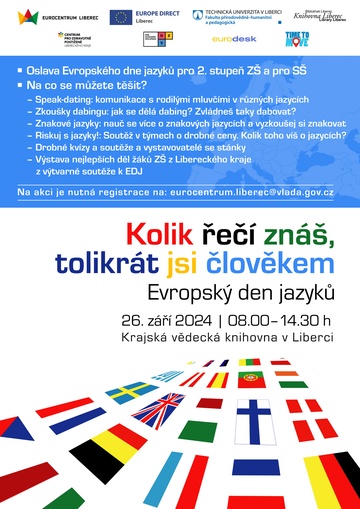 Plakát Evropský den jazyků