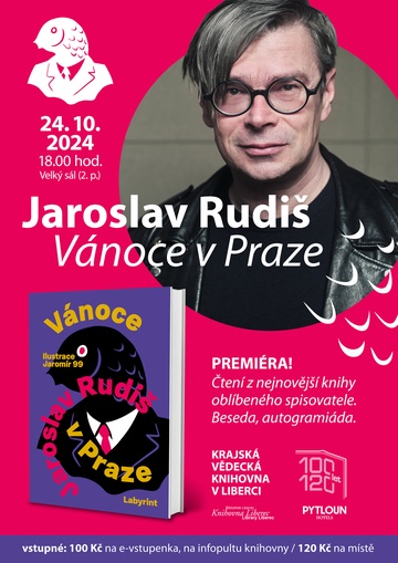 Plakát Jaroslav Rudiš: Vánoce v Praze