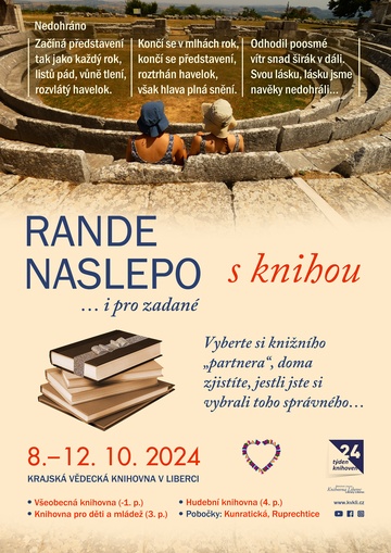 Plakát Rande naslepo s knihou