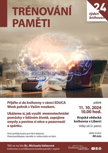 Plakát Trénování paměti pro seniory