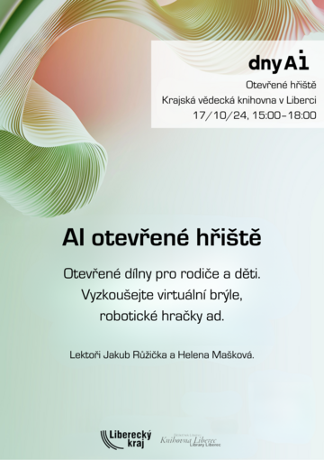 Plakát Dny AI - otevřené hřiště