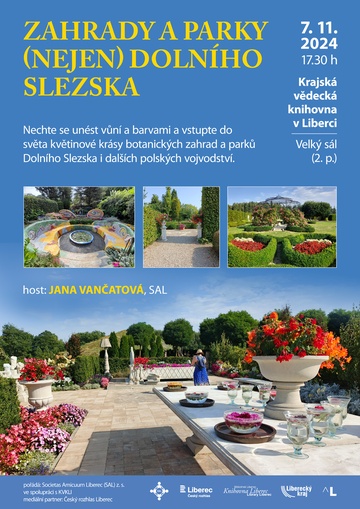 Plakát Zahrady a parky (nejen) Dolního Slezska