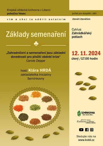 Plakát Základy semenaření