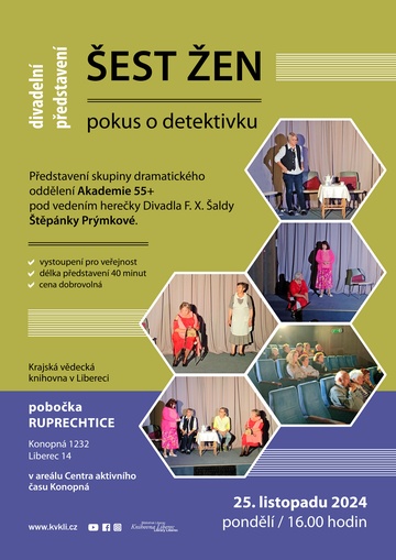 Plakát Šest žen - Pokus o detektivku