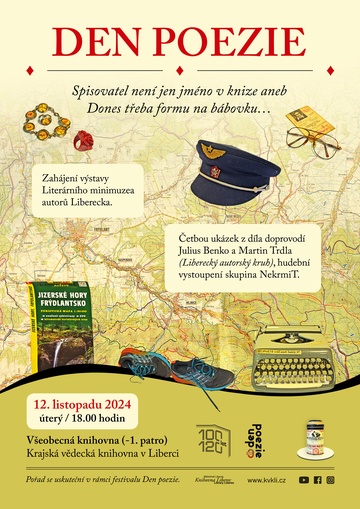 Plakát Spisovatel není jen jméno v knize aneb Dones třeba formu na bábovku...