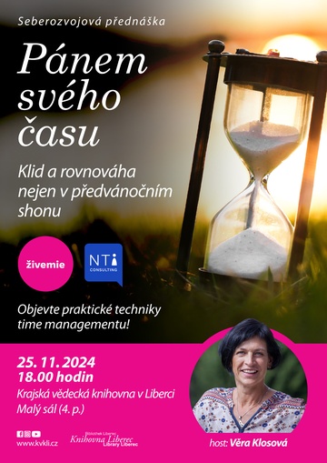 Plakát Pánem svého času - klid a rovnováha nejen v předvánočním shonu 