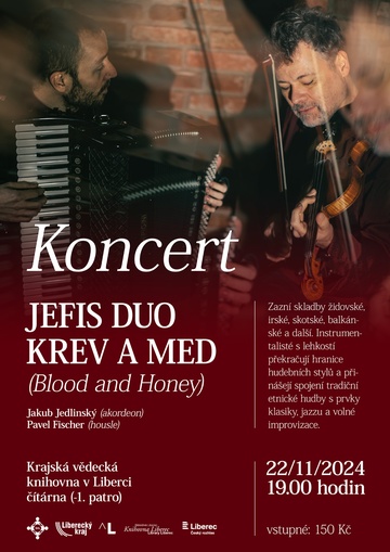 Plakát Jefis Duo - Krev a med (Blood and Honey)