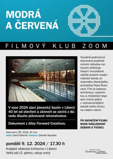 Plakát Modrá & červená
