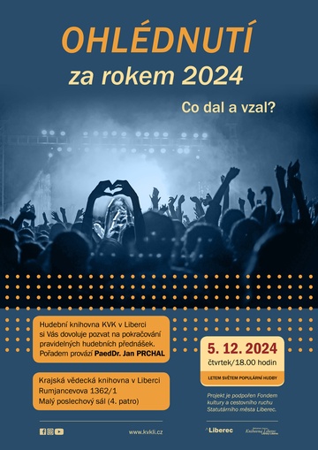 Plakát Ohlédnutí za rokem 2024 - co dal a vzal?