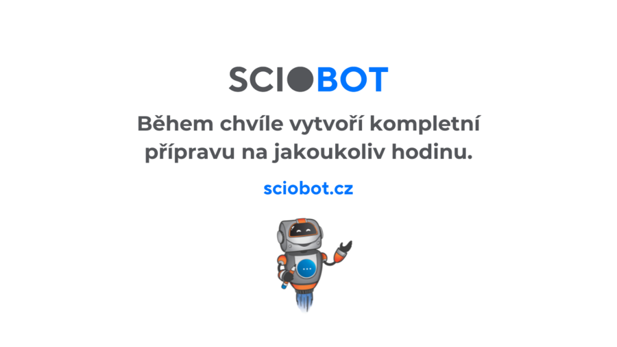 Plakát Objevte ScioBot: AI nástroj pro učitele a knihovníky