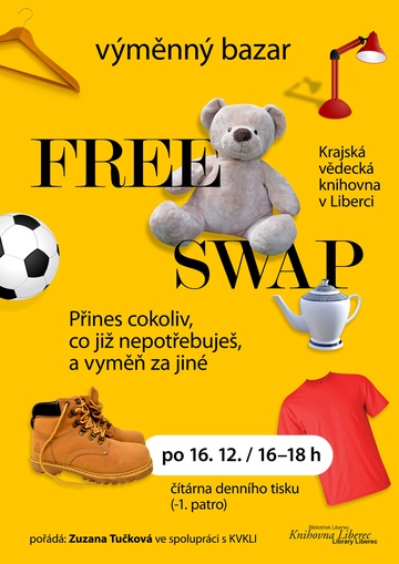 Plakát Zimní SWAP v knihovně