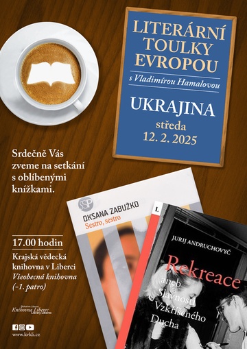 Plakát Literární toulky Evropou – Ukrajina 