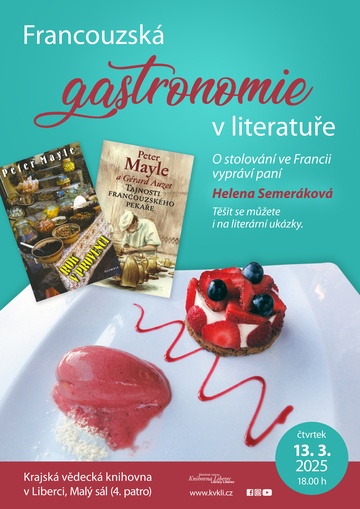 Plakát Francouzská gastronomie v literatuře