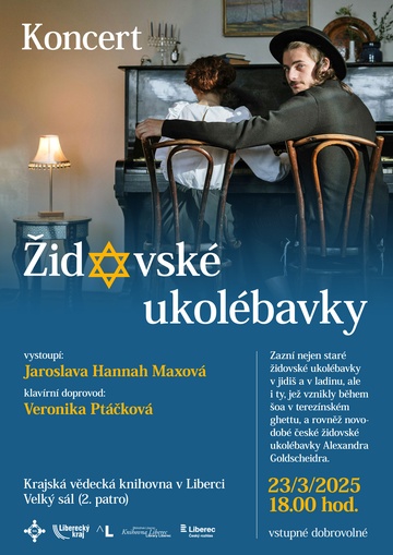 Plakát Koncert Židovské ukolébavky