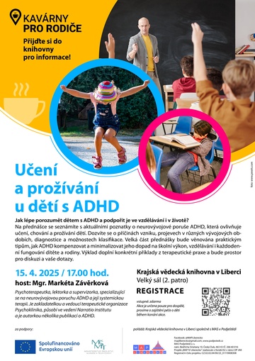 Plakát Učení a prožívání u dětí s ADHD