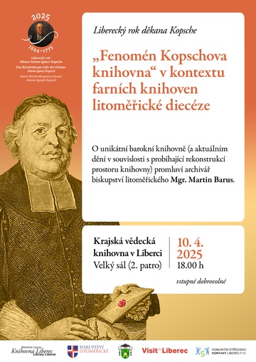 Plakát Fenomén „Kopschova knihovna“ v kontextu farních knihoven