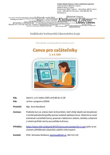 Plakát Canva pro začátečníky 2. část