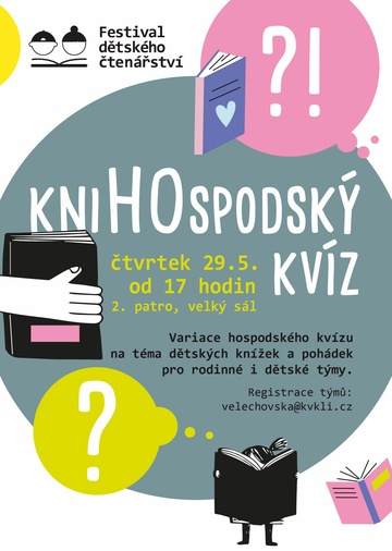Plakát KNIHOspodský kvíz