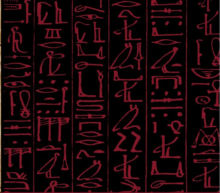 Plakát Tajemství egyptských hieroglyfů: od egyptománie k egyptologii