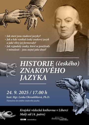 Plakát Historie (českého) znakového jazyka