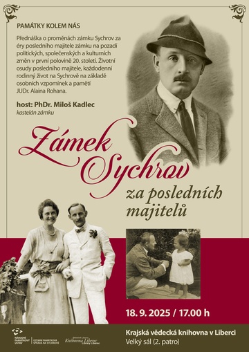 Plakát Zámek Sychrov za posledních majitelů
