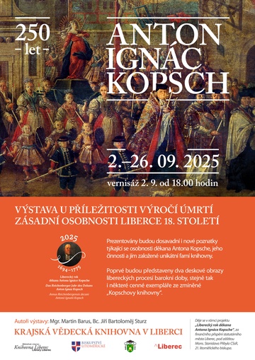 Plakát Anton Ignác Kopsch 250 let