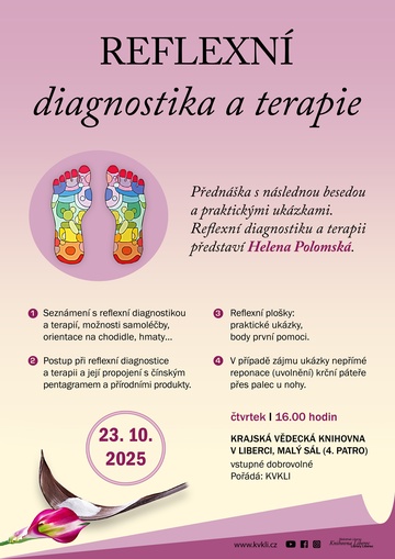 Plakát Reflexní diagnostika a terapie