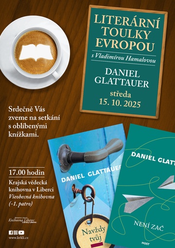 Plakát Literární toulky Evropou – Daniel Glattauer