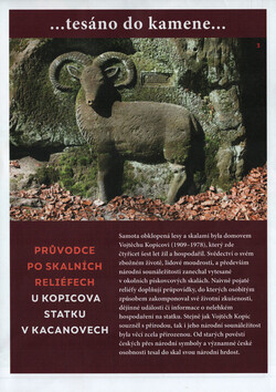 Průvodce po skalních reliéfech u Kopicova statku v Kacanovech