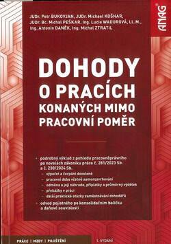 Dohody o pracích konaných mimo pracovní poměr