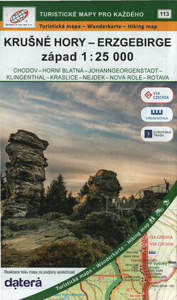 Krušné hory - Erzgebirge, západ 1:25 000